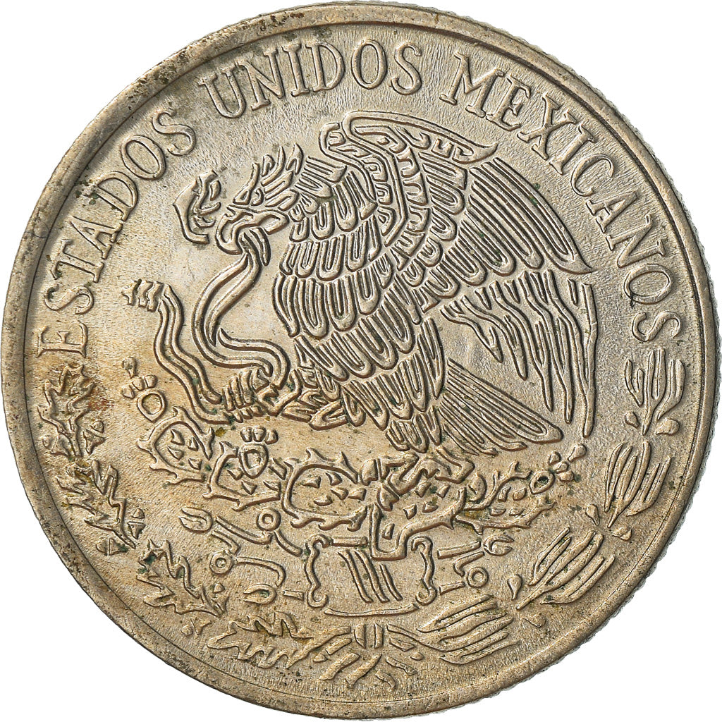 Coin, Mexico, 50 Centavos, 1980, Mexico City, VF(30-35), Copper-nickel, KM:452