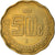 Moneda, México, 50 Centavos, 1997, Mexico City, BC+, Aluminio - bronce, KM:549