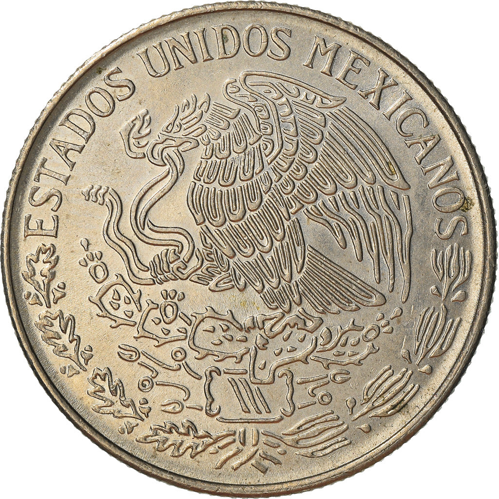 Moneda, México, Peso, 1970, Mexico City, MBC+, Cobre - níquel, KM:460