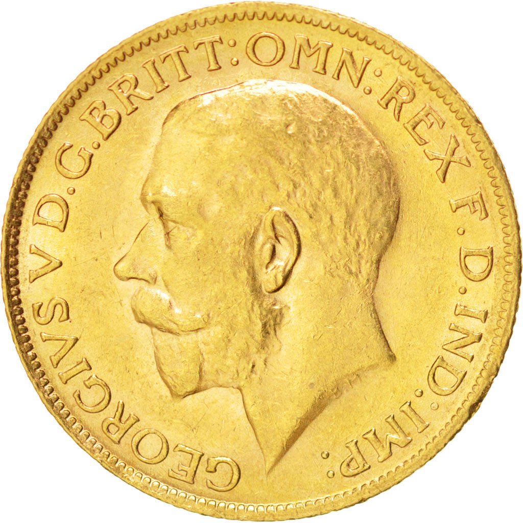 SOUTH AFRICA, Sovereign, 1927, KM #21, AU(55-58), Gold, 8.03