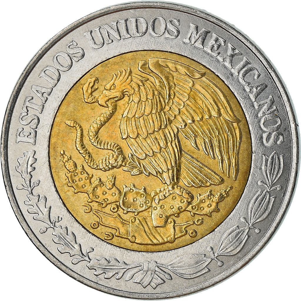 Coin, Mexico, Peso, 2014, Mexico City, AU(50-53), Bi-Metallic