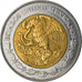 Moneta, Mexico, 2 Nuevo Pesos, 1994, Mexico City, AU(50-53), Bimetaliczny