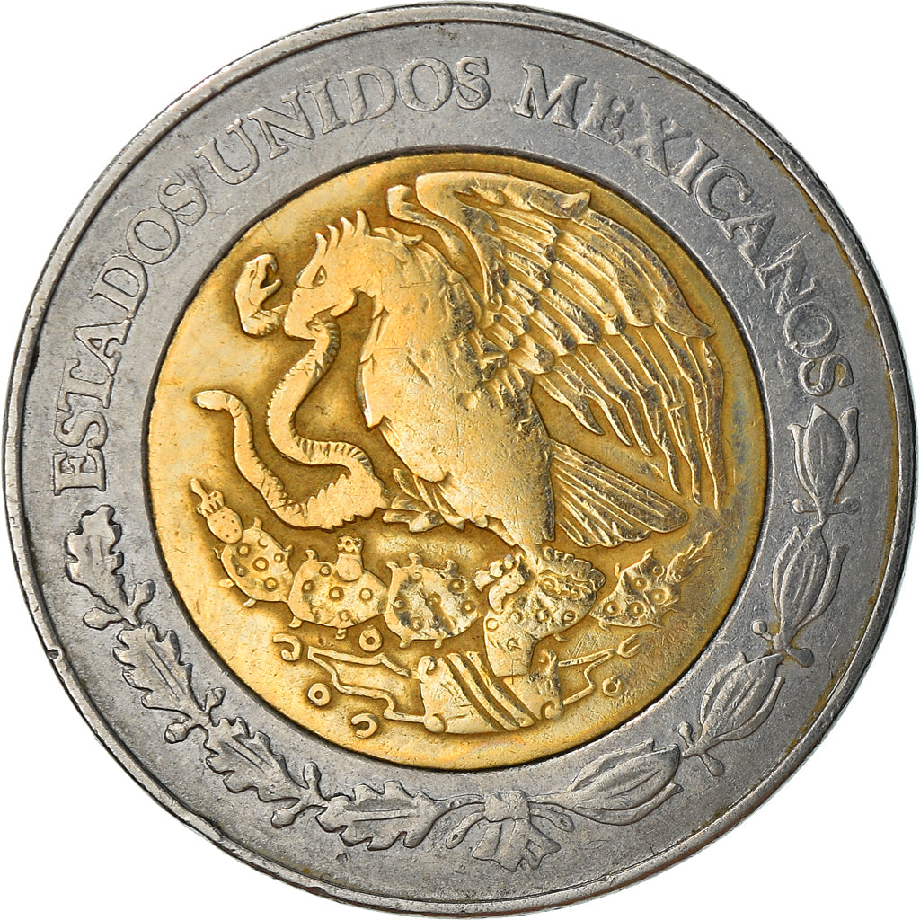 Coin, Mexico, 2 Pesos, 1998, Mexico City, VF(30-35), Bi-Metallic, KM:604