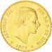 Moneta, Spagna, Alfonso XII, 25 Pesetas, 1879, BB+, Oro, KM:673