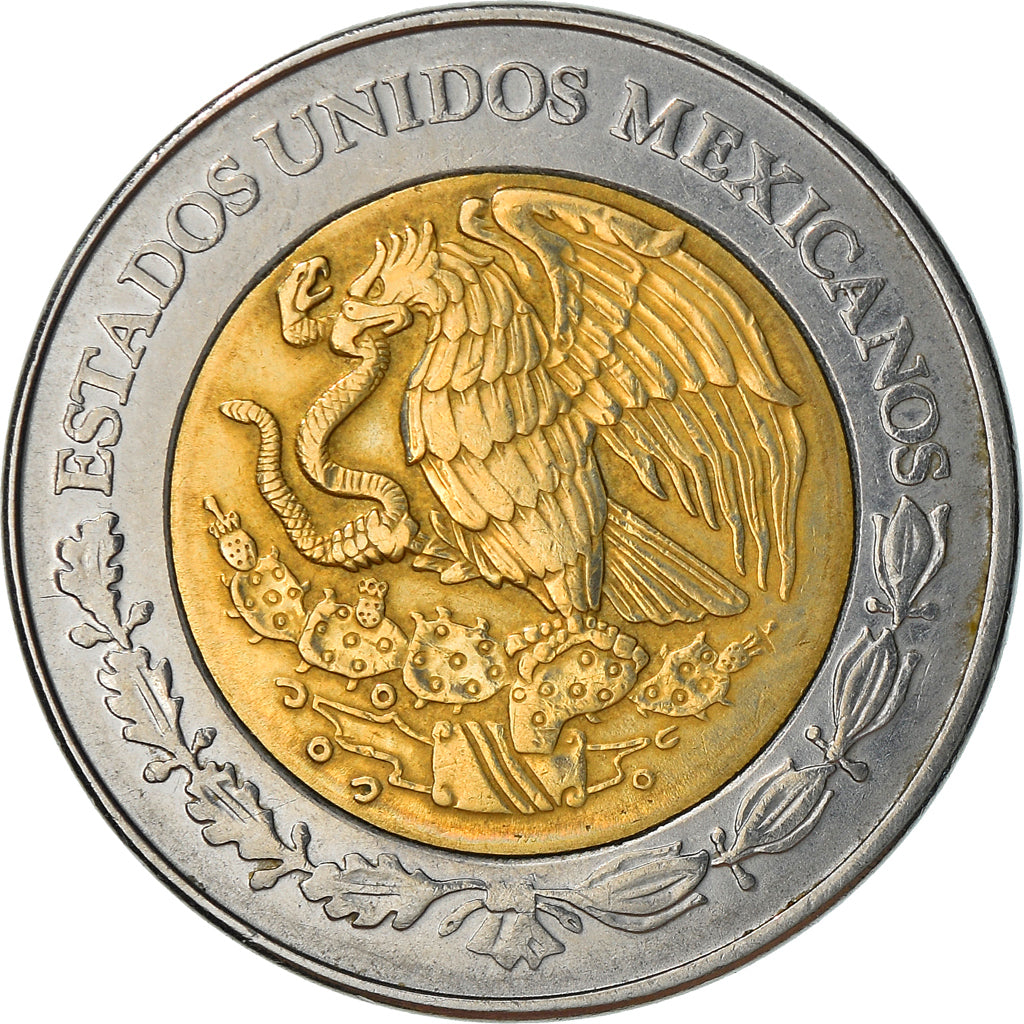 Munten, Mexico, 2 Pesos, 2000, Mexico City, FR+, Bi-Metallic, KM:604