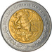 Munten, Mexico, 2 Pesos, 2000, Mexico City, FR+, Bi-Metallic, KM:604