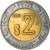 Munten, Mexico, 2 Pesos, 2002, Mexico City, FR+, Bi-Metallic, KM:604