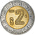 Coin, Mexico, 2 Pesos, 2003, Mexico City, EF(40-45), Bi-Metallic, KM:604