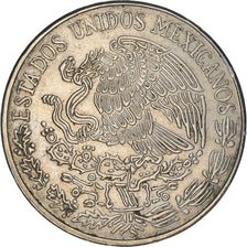 Moneda, México, 5 Pesos, 1973, Mexico City, BC+, Cobre - níquel, KM:472