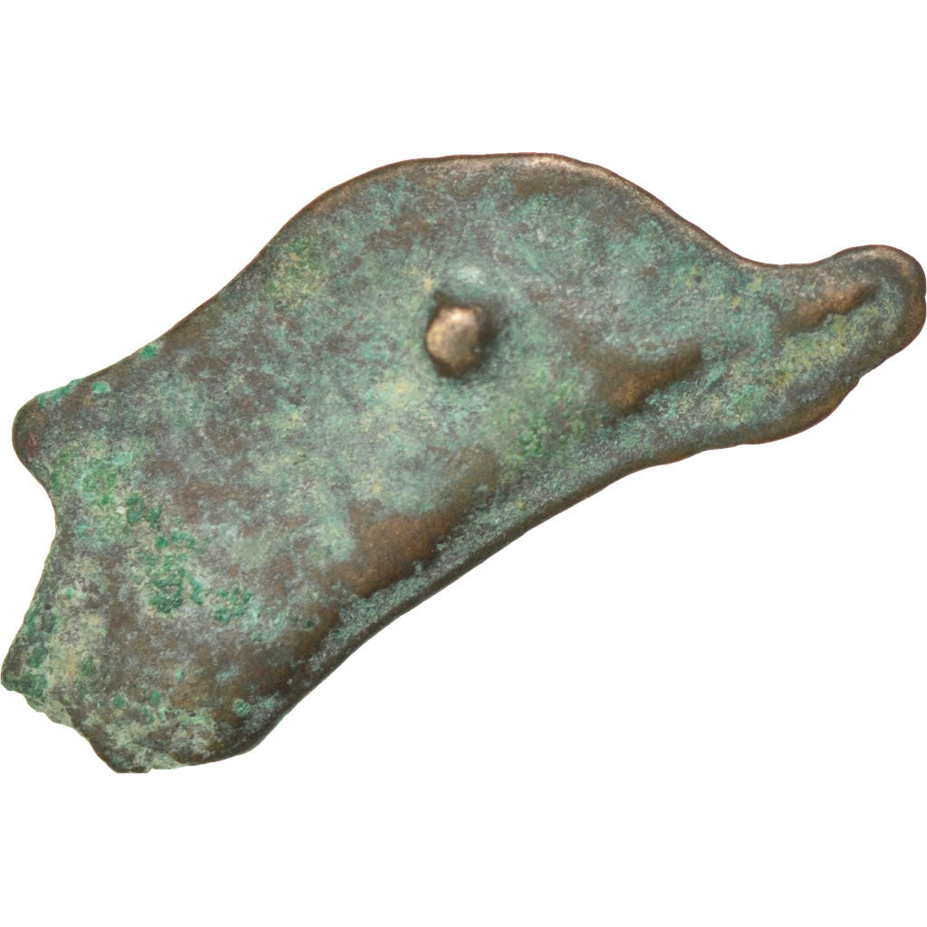 Sarmatia, Olbia, Dolphin, Olbia, VF(30-35), Bronze, 1.59
