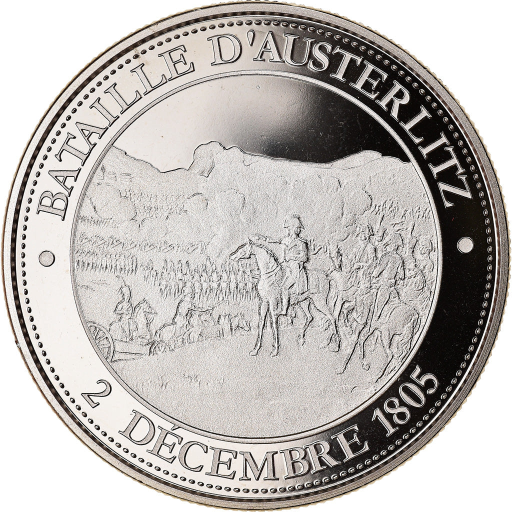France, Medal, Napoléon Ier, Bataille d'Austerlitz, MS(65-70), Copper-nickel