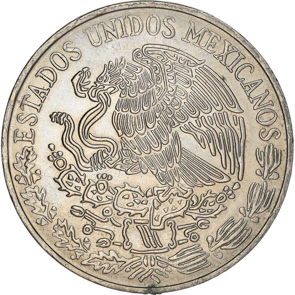 Moneta, Messico, 5 Pesos, 1974, Mexico City, BB+, Rame-nichel, KM:472