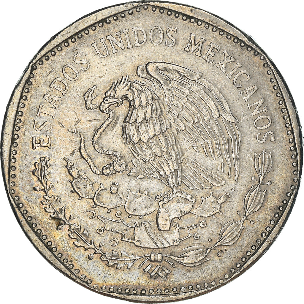 Coin, Mexico, 5 Pesos, 1981, Mexico City, VF(20-25), Copper-nickel, KM:485