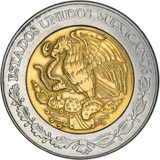 Moneda, México, 5 Pesos, 2000, Mexico City, MBC, Bimetálico, KM:605