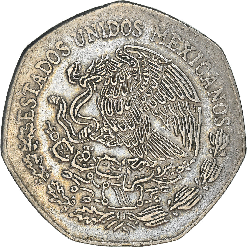 Moneda, México, 10 Pesos, 1976, Mexico City, BC+, Cobre - níquel, KM:477.1