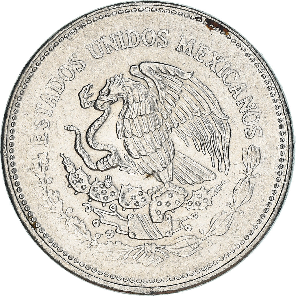 Moneda, México, 10 Pesos, 1985, Mexico City, BC+, Acero inoxidable, KM:512