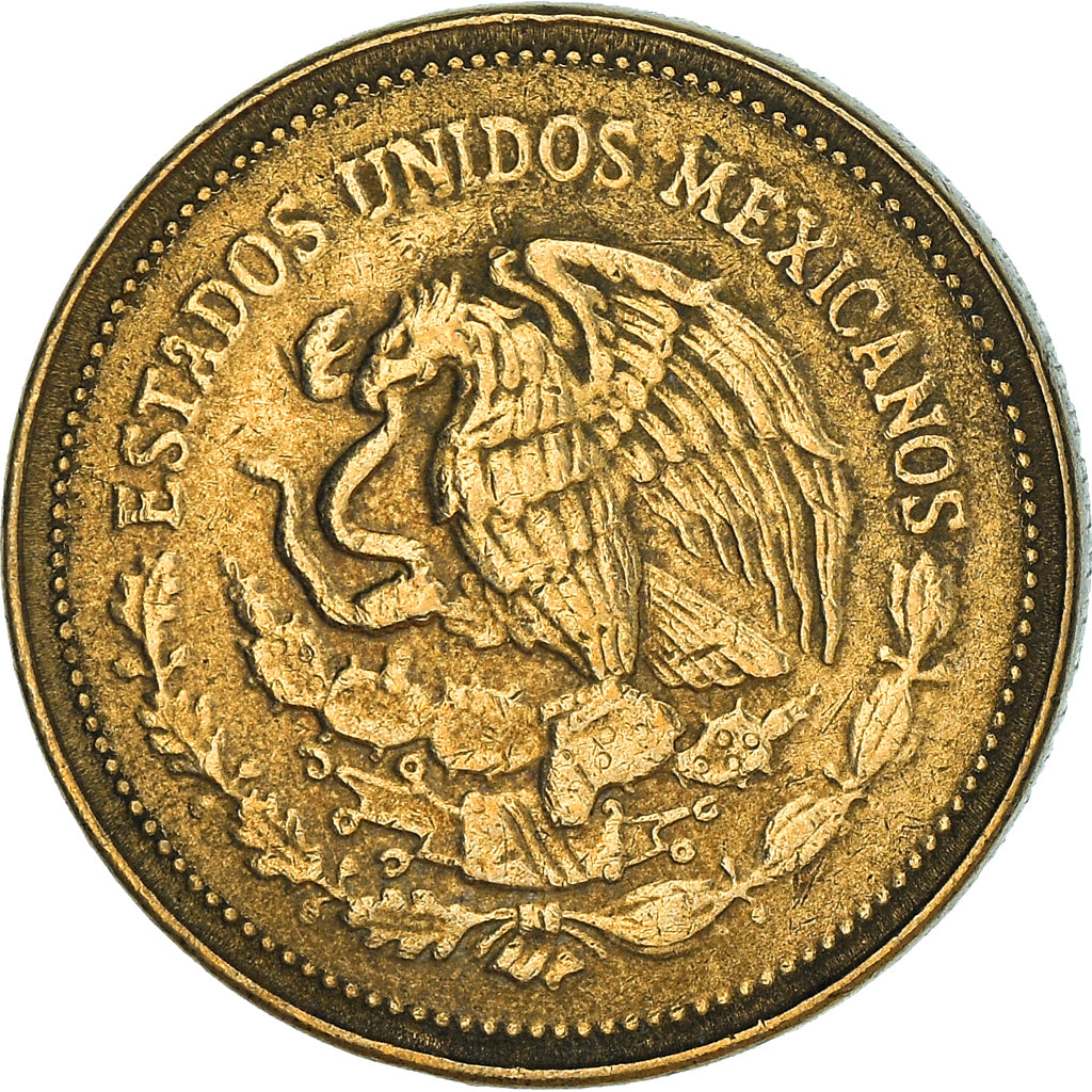 Moeda, México, 20 Pesos, 1988, Mexico City, VF(30-35), Latão, KM:508
