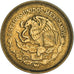 Coin, Mexico, 20 Pesos, 1988, Mexico City, VF(30-35), Brass, KM:508