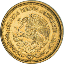 Moneta, Mexico, 100 Pesos, 1987, Mexico City, AU(55-58), Aluminium-Brąz, KM:493