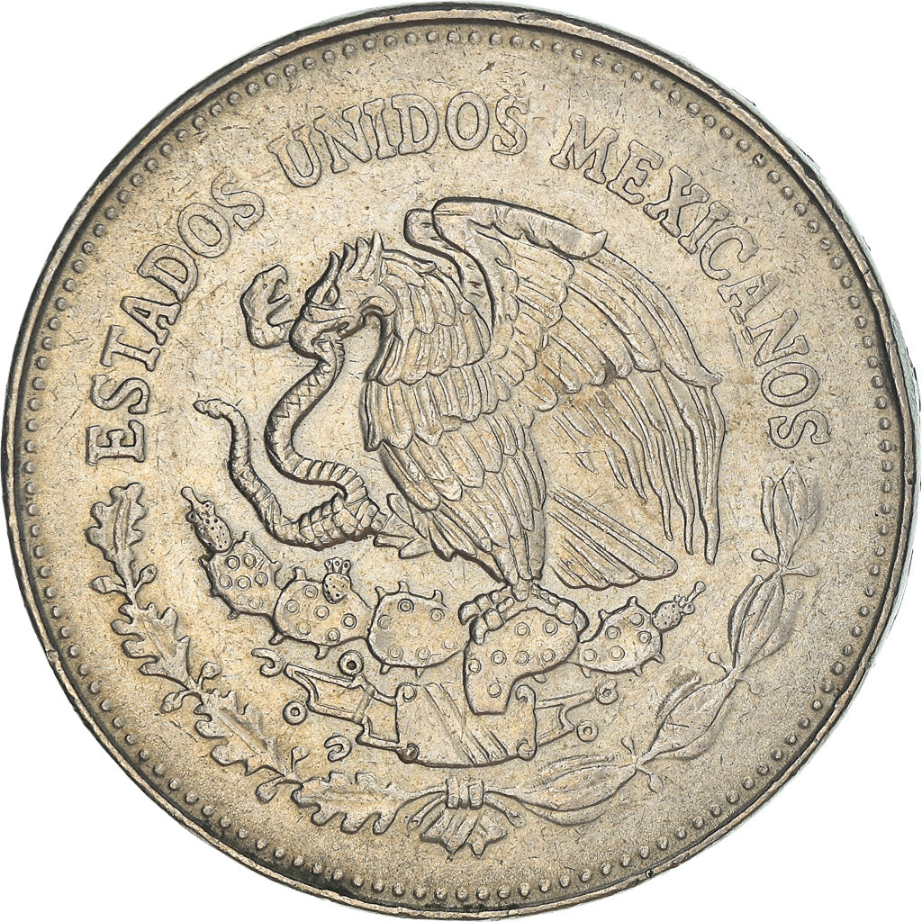 Moneda, México, 200 Pesos, 1985, Mexico City, MBC+, Cobre - níquel, KM:509