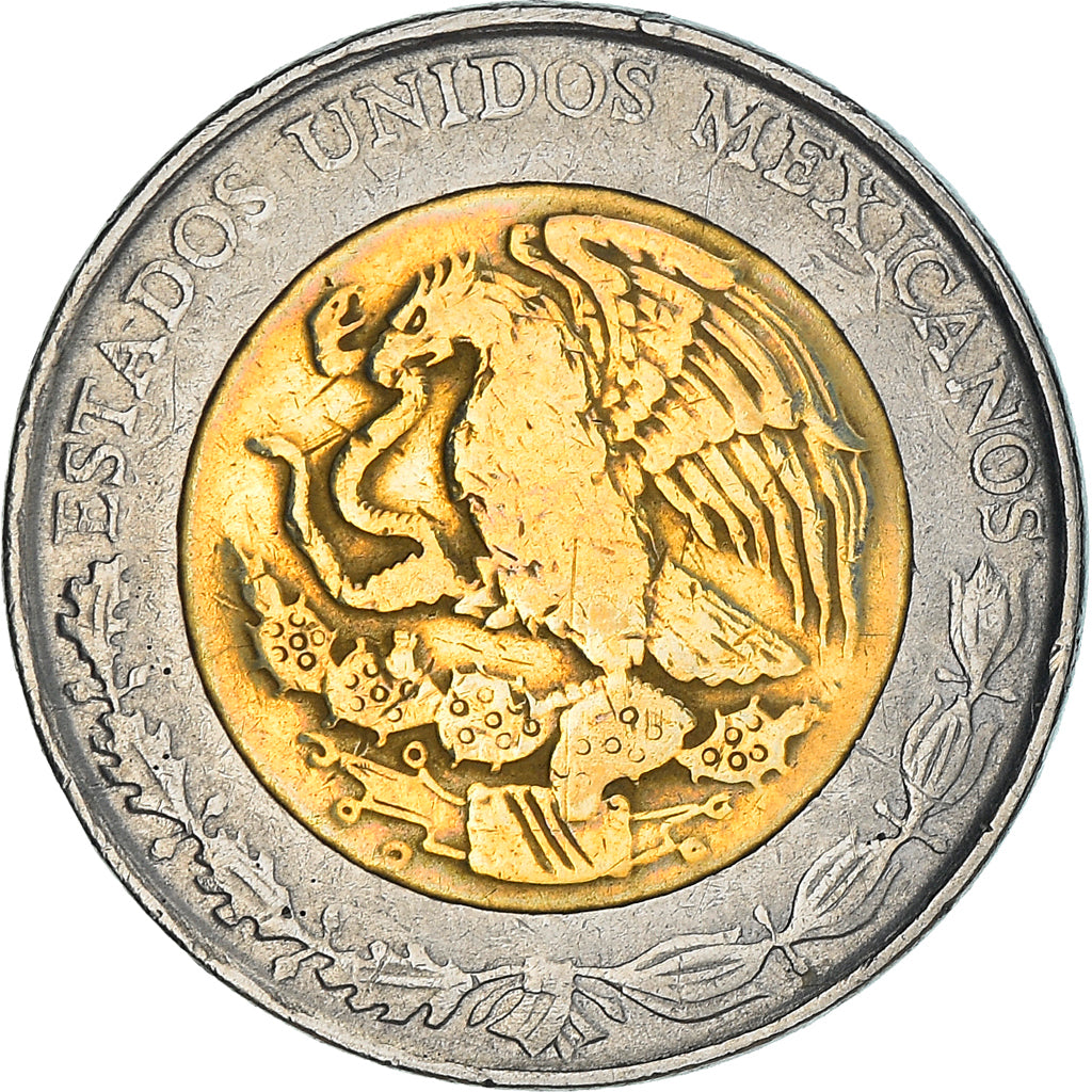Münze, Mexiko, Nuevo Peso, 1992, Mexico City, S, Bi-Metallic, KM:550