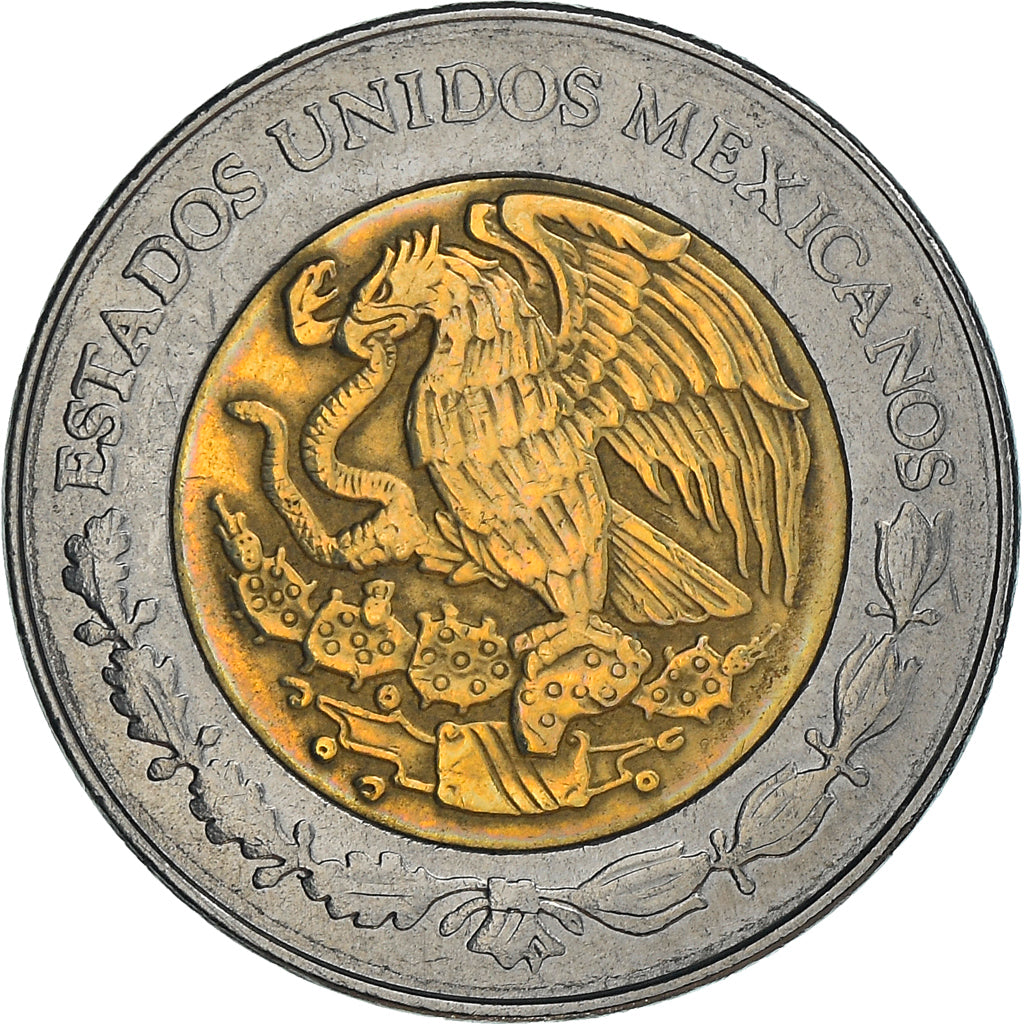 Moneta, Mexico, Nuevo Peso, 1994, Mexico City, VF(30-35), Bimetaliczny, KM:550