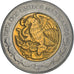 Moneta, Mexico, Nuevo Peso, 1994, Mexico City, VF(30-35), Bimetaliczny, KM:550