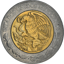 Moneta, Mexico, Peso, 1996, Mexico City, VF(30-35), Bimetaliczny, KM:603