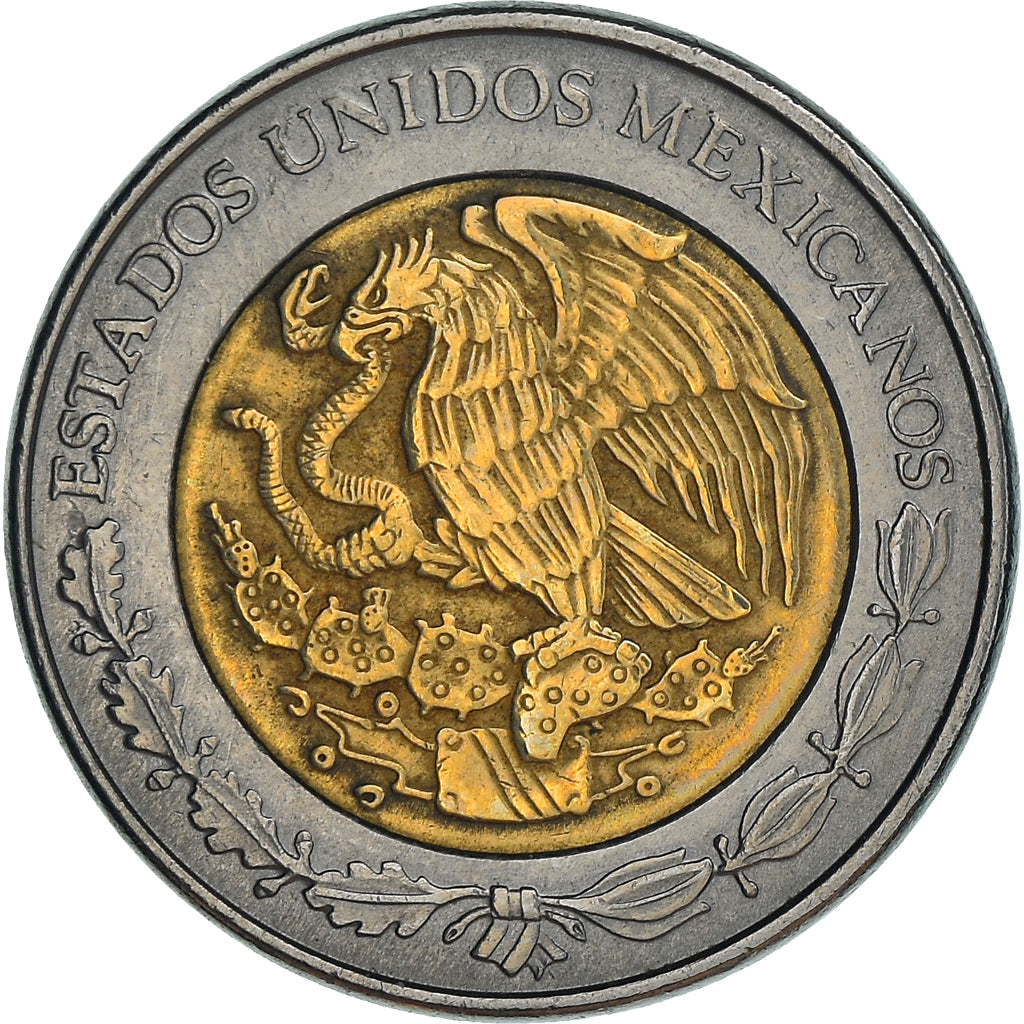 Münze, Mexiko, Peso, 2000, Mexico City, S+, Bi-Metallic, KM:603