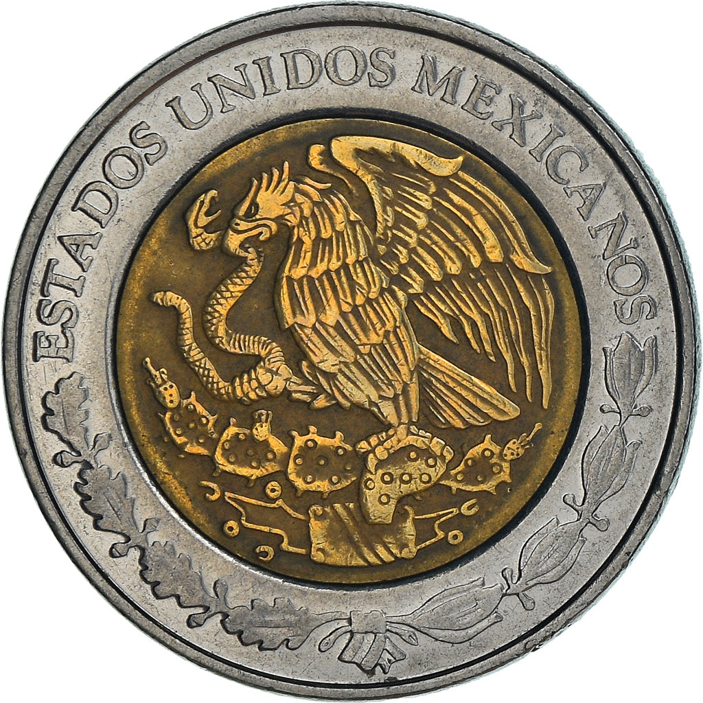 Moneta, Messico, Peso, 2003, Mexico City, MB+, Bi-metallico, KM:603