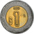 Moneta, Messico, Peso, 2004, Mexico City, MB+, Bi-metallico, KM:603