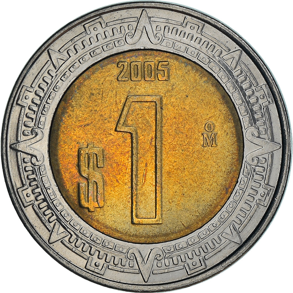Moneta, Messico, Peso, 2005, Mexico City, BB, Bi-metallico, KM:603