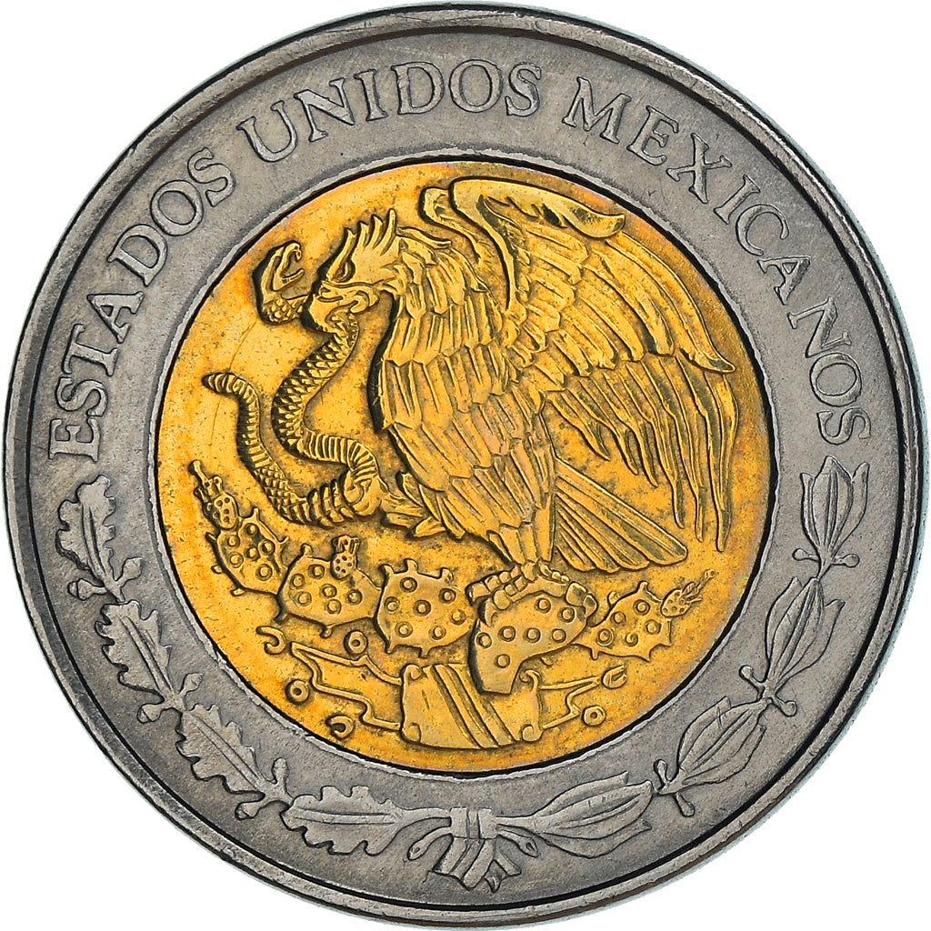 Coin, Mexico, Peso, 2007, Mexico City, VF(30-35), Bi-Metallic, KM:603