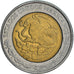 Münze, Mexiko, Peso, 2008, Mexico City, SS+, Bi-Metallic, KM:603