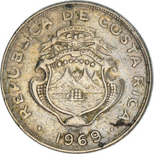 Moneda, Costa Rica, 5 Centimos, 1969, BC+, Cobre - níquel, KM:184.2