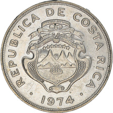 Munten, Costa Rica, 25 Centimos, 1974, ZF, Copper-nickel, KM:188.1
