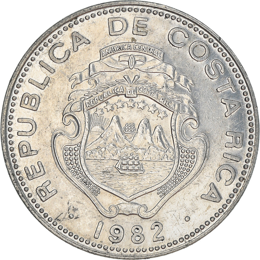 Moneta, Costa Rica, 25 Centimos, 1982, BB, Alluminio, KM:188.1b