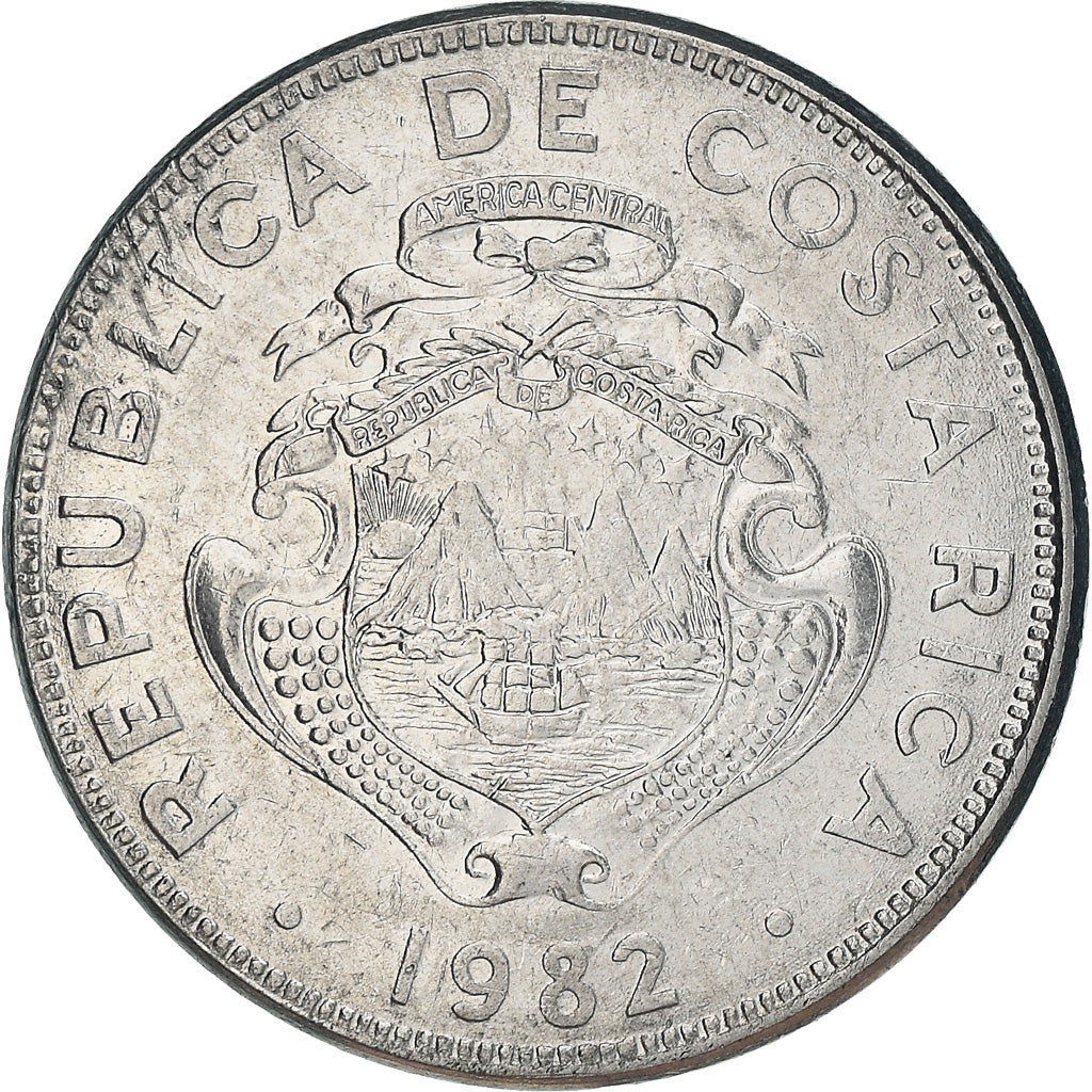 Monnaie, Costa Rica, 2 Colones, 1982, TTB+, Stainless Steel, KM:211.1