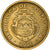 Coin, Costa Rica, 25 Colones, 2001, EF(40-45), Brass, KM:229A