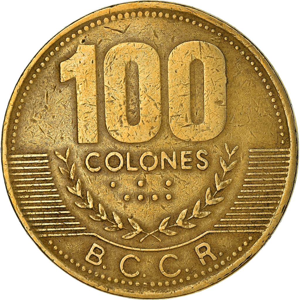 Münze, Costa Rica, 100 Colones, 1997, S+, Messing, KM:230a