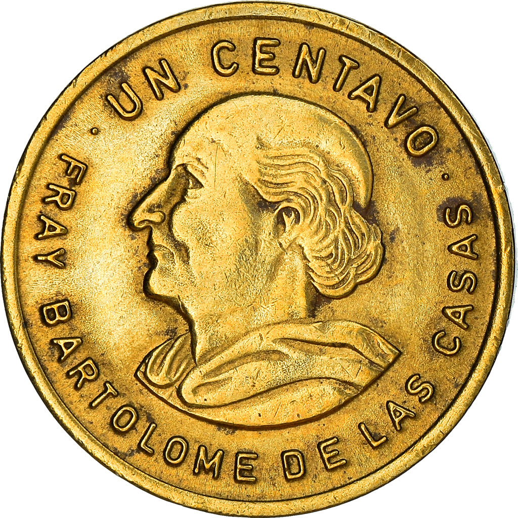Münze, Guatemala, Centavo, Un, 1990, S+, Messing, KM:275.3