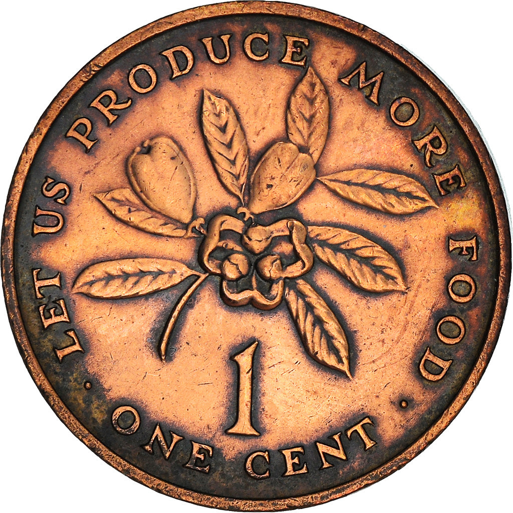Münze, Jamaica, Elizabeth II, Cent, 1971, Franklin Mint, SS+, Bronze, KM:45