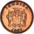 Moeda, Jamaica, Elizabeth II, Cent, 1971, Franklin Mint, AU(50-53), Bronze