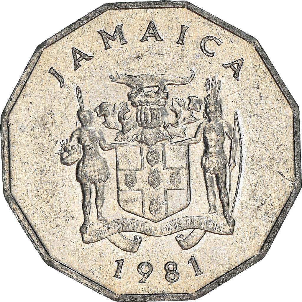 Monnaie, Jamaica, Elizabeth II, Cent, 1981, British Royal Mint, TTB+, Aluminium