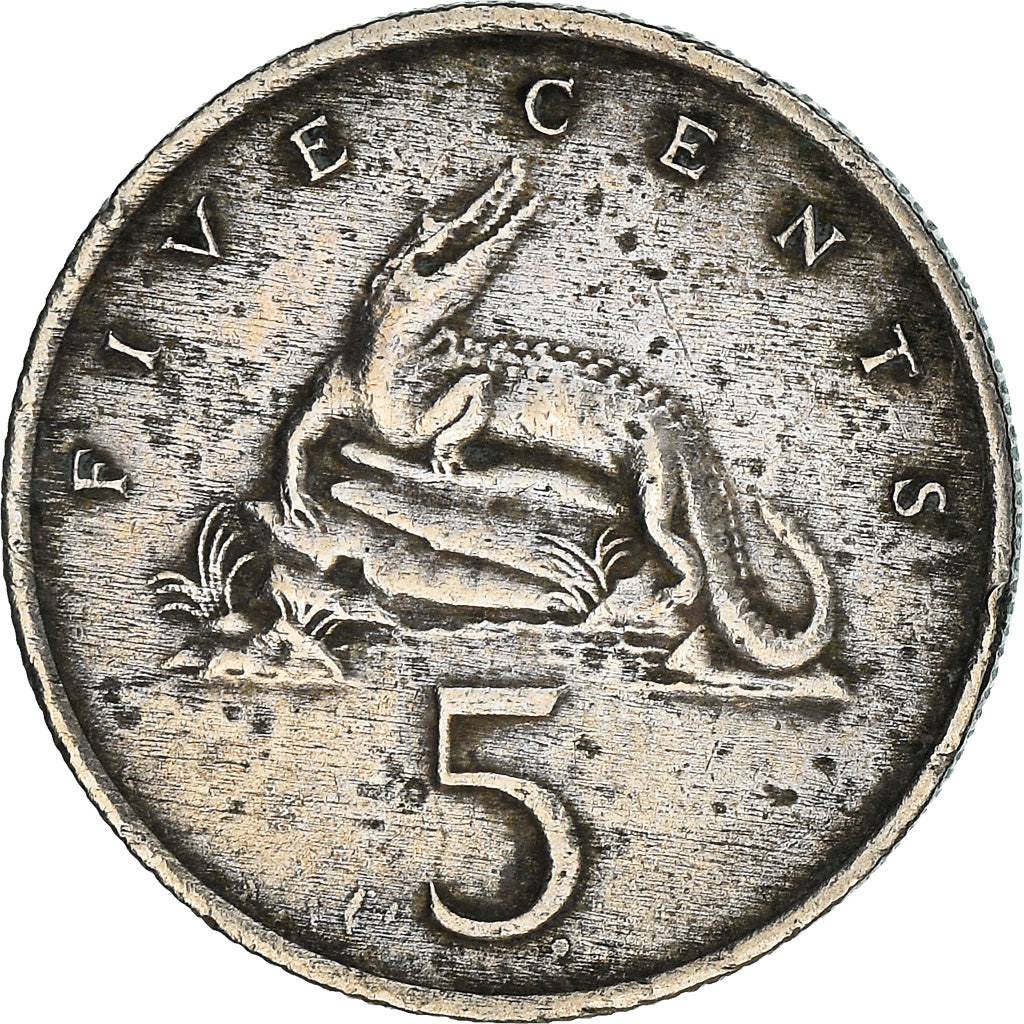 Coin, Jamaica, Elizabeth II, 5 Cents, 1969, Franklin Mint, VF(30-35)