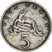 Coin, Jamaica, Elizabeth II, 5 Cents, 1969, Franklin Mint, VF(30-35)