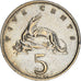 Münze, Jamaica, Elizabeth II, 5 Cents, 1982, Franklin Mint, SS+, Copper-nickel