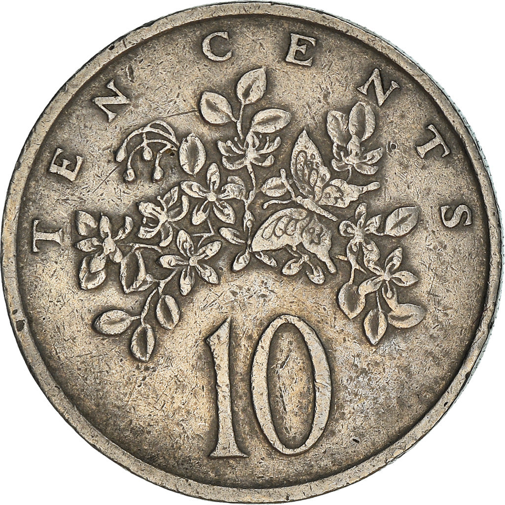 Monnaie, Jamaica, Elizabeth II, 10 Cents, 1975, Franklin Mint, TTB+