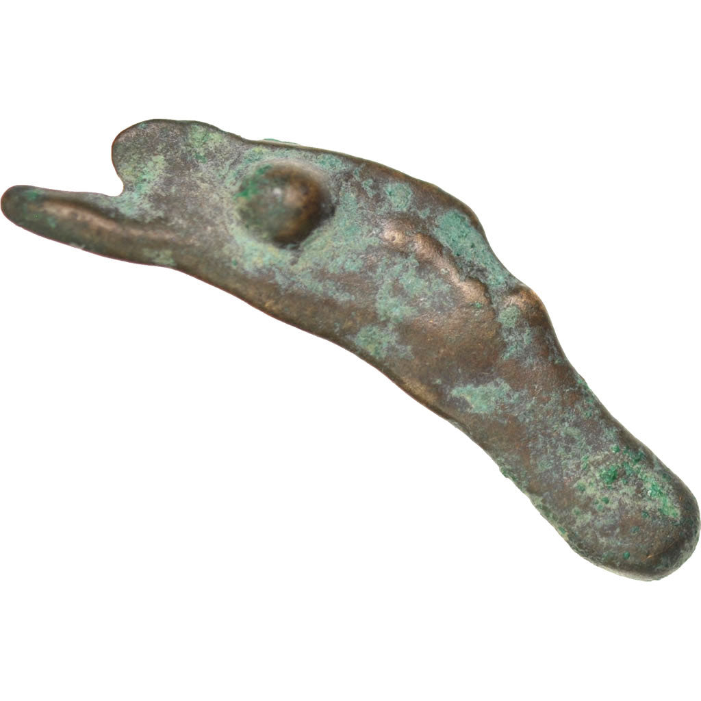 Sarmatia, Olbia, Dolphin, Olbia, VF(30-35), Bronze, 1.13