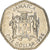 Moeda, Jamaica, Elizabeth II, Dollar, 1996, British Royal Mint, EF(40-45), Aço